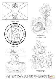 This is a coloring minibook of georgia state symbols. Alabama State Symbols Coloring Page Free Printable Coloring Pages Coloring Home