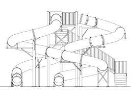 Contour Drawings Of Water Slides Google Search Water Slides Coloring Pages Coaster Projects