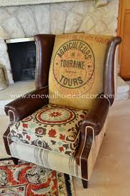 Vintage Upholstered Wing Back Chair French Ag By Renewalhomedecor 1 200 00 Upholstered Chairs Vintage Chairs Upholster