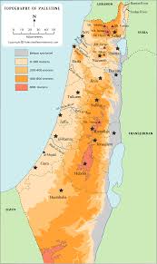 Vrijeme palestina (ramala) hotel palestina. Map Of The Topography Of Historical Palestine After Palestine Download Scientific Diagram