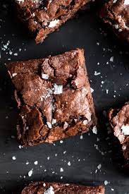 Olive Oil Brownies With Sea Salt Recipe Recipe Oil Brownies Olive Oil Brownies Desserts