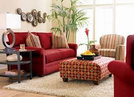 Pin By Stephanie L Cary On Home Family Living Room Red Sofa Living Room Red Couch Rooms Living Room Colors