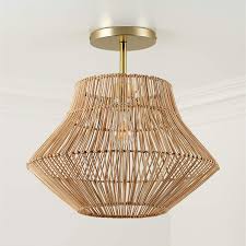 Saxby omega black abs plastic & frosted solar. Rattan Ceiling Light Reviews Crate Kids Canada
