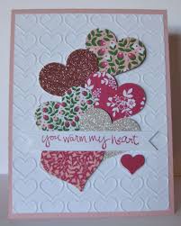 Need the perfect card to go with the amazing valentine's day gift you picked out for him or her? Lots Of Hearts Card Valentines Day Cards Handmade Valentine Cards Handmade Valentines Cards