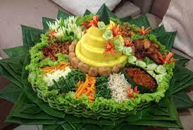 Tumpeng Ide Makanan Seni Makanan Masakan Indonesia