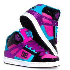 Black And Pink Womens Dc Shoes Girls Dc Shoes Size 1 Ebay Dc Shoes Girls Kid Shoes Dc Shoes