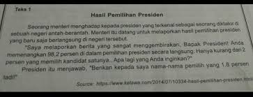 Semua arah perhatian ditujukan dalam satu pandang, ke purawaktra yang tidak dijaga terlampau ketat. Tentukan Struktur Dari Teks Anekdot Tersebut Brainly Co Id