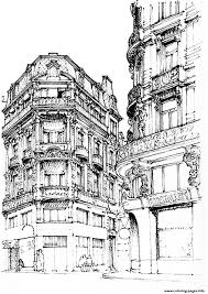 Explore 623989 free printable coloring pages for your kids and adults. City Adult Paris Street Coloring Pages Printable