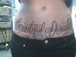 My Friend Just Got This Tattoo Today Beautiful Disaster Done At Dixie Tattoo In Waterford Mi Back Tattoo Cool Tattoos For Girls Beautiful Disaster Tattoo