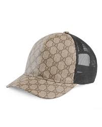 Gucci Gg Mesh Baseball Hat Beige Baseball Hats Hats Gucci Hat