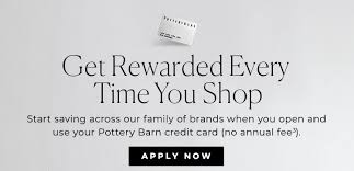 After all excellent customer service is what wants a successful business. Pottery Barn Credit Card Pottery Barn