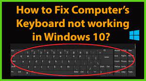 If this key refuses to function, there is no much you can do especially if you need to switch. How To Fix Keyboard Not Working In Windows 10 Youtube