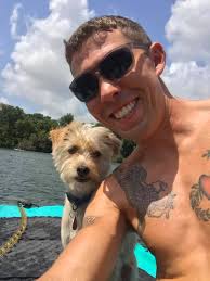 Buddy's first paddleboard and camping adventure