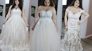 I Tried On Wedding Dresses For The First Time Cocomelody Wedding Dresstry On Cocomelody Review Youtube