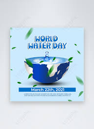 Each year, world water day highlights a specific aspect of freshwater. Light Blue Background World Water Day Social Media Template Image Picture Free Download 465534142 Lovepik Com