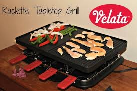 New Velata Raclette Table Top Grill Www Time2getchocolatewasted Velata Us Raclette Grill Raclette Grilled Desserts