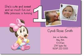 20% off with code easterweeknd. Baby Minnie Mouse Birthday Invitations By Uprintinvitations On Zibbet