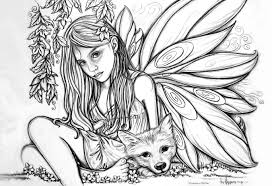 Free of fairies coloring pages are a fun way for kids of all ages to develop creativity, focus, motor skills and color recognition. Fairy Coloring Pages For Adults Free Coloring Walls