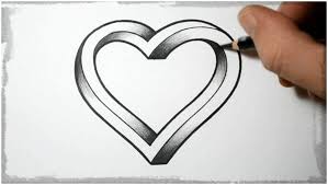 Dibujos De Corazones A Lapiz Faciles De Hacer Dibujos De Corazones Dibujos De Amor Dibujos Faciles De Hacer