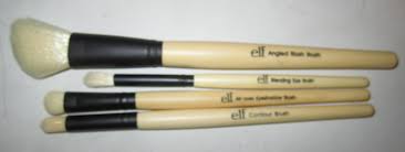 e l f mineral makeup brushes review