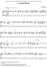 Cantina Band Sheet Music Digital Sheet Music Piano Sheet Music