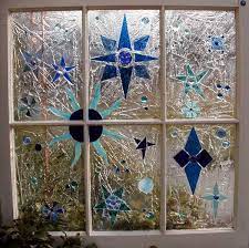 This Garden Glass Window Is Called Stars Celestial Window Art Stained Glass Art Mosaic Glass
