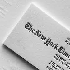 Well you're in luck, because here they come. Image Result For New York Times Business Cards Printing Business Cards Order Business Cards Cool Business Cards