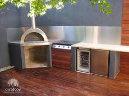 Grey Rendered Wall In Outdoor Kitchen Outdoor Kitchen Design Outdoor Bbq Kitchen Outdoor Kitchen