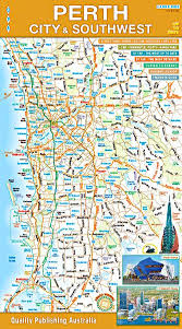 Perth City South West Road Map By Qpa