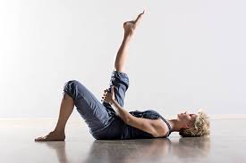 Correct hamstring yoga stretch