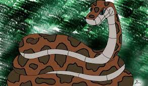 A sound left mowgli's lips as the tip of her tail traced along his neck, teasing, taking its time. Kaa The Female Python Painted By Gnnnn Fur Affinity Dot Net