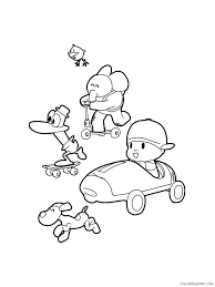 You can use it for funny costumes, for a pocoyo , carnival or halloween. Pocoyo Coloring Pages Tv Film Pocoyo 15 Printable 2020 06503 Coloring4free Coloring4free Com