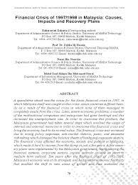 The asian financial crisis was initiated by two rounds of currency depreciation that have been occurring since early summer 1997. Financial Crisisof 1997 1998 Pdf Economic Growth Financial Crisis Of 2007 2008