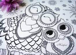 Cute owl coloring pages are a fun way for kids of all ages to develop creativity, focus, motor skills and color recognition. More Owl Coloring Pages For Grown Ups Red Ted Art Make Crafting With Kids Easy Fun