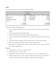 ( laporan arus kas ). Soal Jawab Homework Laporan Arus Kas Dan Neraca Studocu