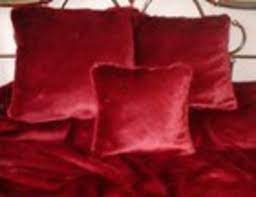 5 out of 5 stars. Fabulous Ruby Red Faux Fur Throws And Cushions Faux Fur Throws Fabric And Fashion
