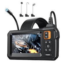 Dual-Lens Endoscope with Light