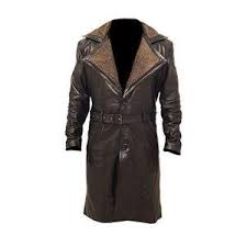 Blade Runner 2049 Ryan Gosling Men Real Cow And Sheepskin Etsy In 2021 Leather Trench Coat Leather Jacket Men Long Winter Coats