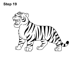 Here are some facts about tigers that you might find fascinating. How To Draw A Tiger Roaring Cartoon Video Step By Step Pictures