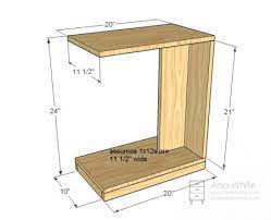 Rolling C End Table Or Sofa Table Diy Sofa Table Diy Furniture Plans Diy Sofa