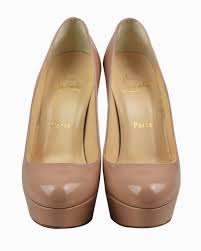Sapato Christian Louboutin Bianca 120 Original De Verniz Rose Feminino