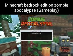 However, there is an achievement system, known as advancements in the java edition of the game, and trophies on the playstation ports. Minecraft Bedrock Edition Zombie Apocalypse Gameplay