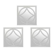 Standard finishes polished brass and mirror. Marquise White Diamond Mirrors Set Of 3 Kirklands