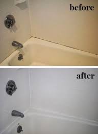If it is a builtin, replace it. The Chronicles Of Home Update An Old Bathtub In Three Easy Steps Old Bathtub Diy Remodel Home Repair
