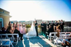 Rooftop Ceremony Lorien Hotel Spa Wedding Venue Old Town Alexandria Va Old Town Alexandria Hotel Spa Wedding Venues