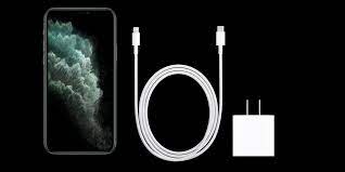 The Iphone 11 Pro Comes With A Usb C 18w Wall Charger And Usb C To Lightning Cable The Verge