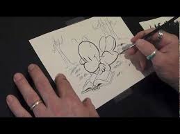 Fellow cartoonists scott mccloud, colleen doran, harvey pekar. Jeff Smith Inks An Original For The Bone 20th Anniversary Box Set Youtube