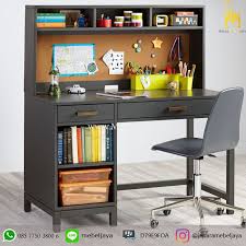 Dan jangan khawatir kami menyajikan puluhan bahkan ribuan gambar untuk dapat dijadikan bahan dalam menggambar atau mewarnai gambar meja, silahkan untuk di pilih sesuai dengan standar dan. Jual Meja Belajar Minimalis Terbaru Duco Warna Grey Set Meja Belajar Dengan Kursi Desain Minimalis Modern Terbaru Dan Tata Letak Meja Meja Anak Meja Belajar