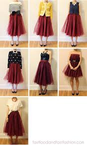 Fast Food Fast Fashion A Personal Style Blog Wear It Five Ways Midi Length Tulle Skirt Tulle Skirts Outfit Fashion Tulle Skirt