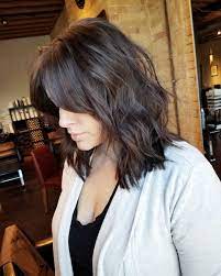 By just cutting the short layers in your medium length hair and side parting it down at the middle you can achieve this. Pin On Hair